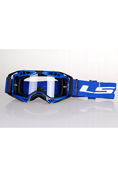 LS2 GOGLE ENDURO AURA BLUE QUAD CROSS MOTOCICLETĂ SCUTER APROBARE