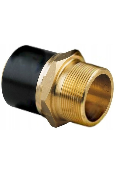 NO BRAND Adaptor PE-oțel moale cu filet exterior GZ, DN40X1 1/2 "PE100, SDR11...