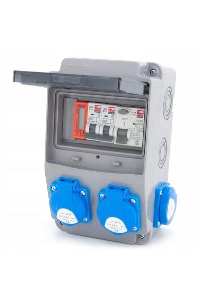 ELS Elektrotechnika Cutie de distribuție de grădină cu 4 prize 230V, întrerup...