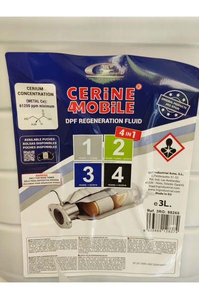 3RG ADITIV LICHID FILTRU FAP DPF CITROEN PEUGEOT FORD VOLVO UNIVERSAL 3L