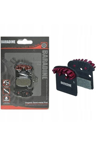 Baradine Plăcuțe de frână semi-metalice pentru bicicletă Shimano XTR XT SLX D...