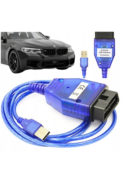 GAT CONECTOR DE DIAGNOSTICARE K+DCAN OBD2 INPA ISTA PENTRU BMW E E60 E90 E65 ...