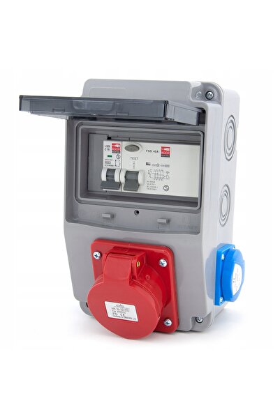 ELS Elektrotechnika 16/5 2x230V CUTIE DE DISTRIBUȚIE PENTRU ȘANTĂRI CU PROTEC...