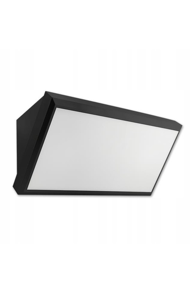 NO BRAND Lampă LED de 12W, Negru, 4000K, 7000lm, IP65, montată pe perete, cu ...