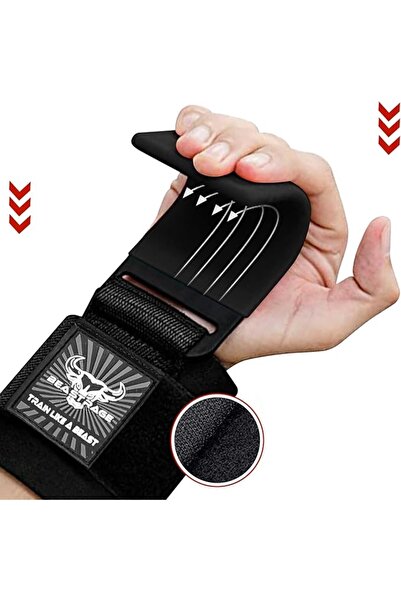 NO BRAND BEAST RAGE Bandaje pentru încheieturi pentru haltere - Neopren, Cure...