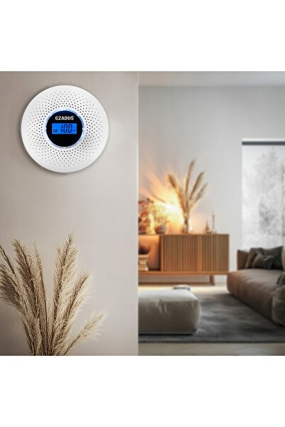 NO BRAND Senzor detector de fum wireless JKD-512COM, alarmă detector certificată