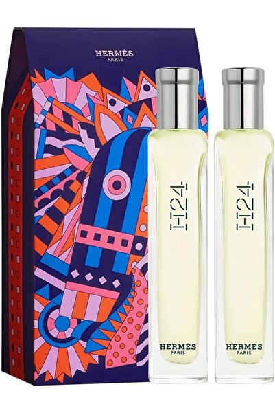 Hermes H24 2 Piece Miniature Set for Men (2 x 0.17 oz)