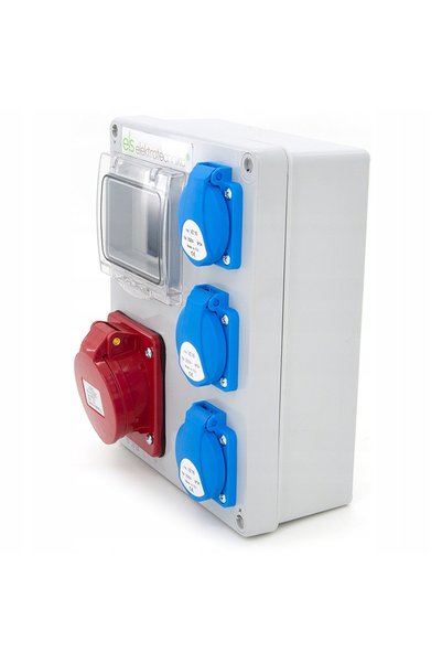 ELS Elektrotechnika Distribuitor BUDOWLANA 4 module 16/5P 3x230V IP44 gata de...