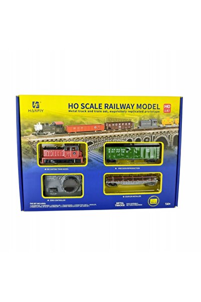 Dromader Trenuleț electric H0 cu șine și sursă de alimentare în cutie – TREN ...
