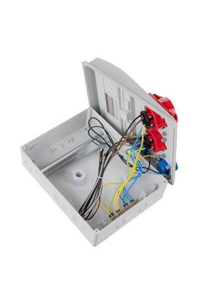 VIPLAST Cutie de distribuție aparentă cu 11 module, cu 2 prize 16/5 2x250V, IP44
