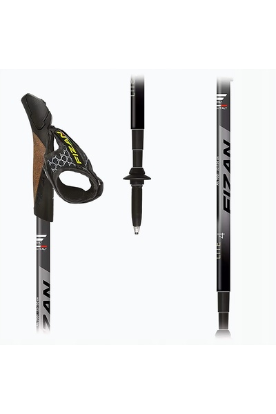 Fizan KIJKI NORDIC WALKING LITE 4 GRI PLIABIL AJUSTABIL PENTRU MERS