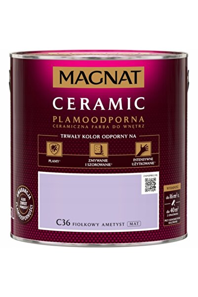 MAGNAT Vopsea ceramică pentru interioare Violet Ametist C36 2,5L