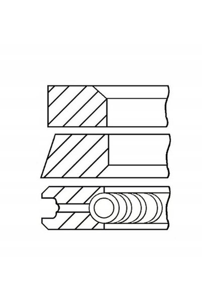 POWERSEAL Segment de piston RENAULT 2.5 DCI MASTER TRAFIC 89 mm 2,5 / 1.75 / 2.5