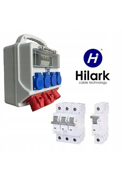 Hilark Tablou de distribuție cu disjunctor 2x16A + 4x230V PCE