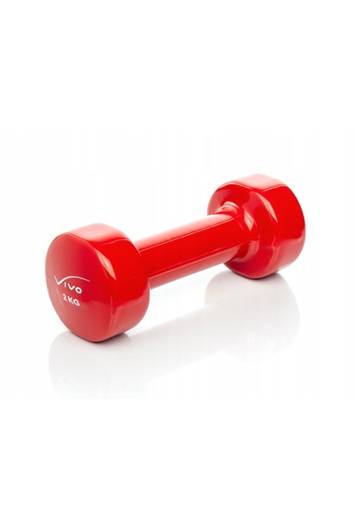 vivo Set de gantere din vinil pentru antrenament fitness 2x2 kg