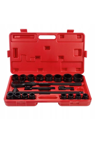 NO BRAND NASADKI Set de chei tubulare cu clichet 3/4 " 21 piese CR-MO 19-50mm...