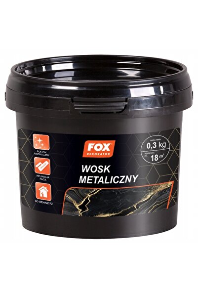Fox Ceară decorativă metalizată argintie 0.3KG 18M2
