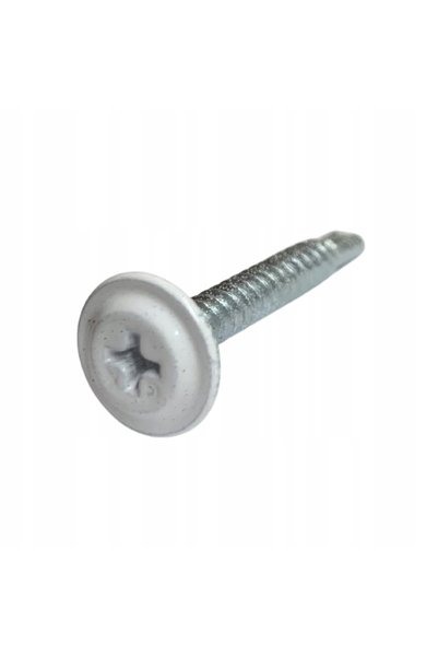Etanco Șuruburi autofiletante 4,2x32 pentru tablă, cu șaibă, RAL9003 GM-B250pcs