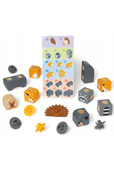 Melissa & Doug Mellisa&Doug Blockables Blocuri din lemn cu animale