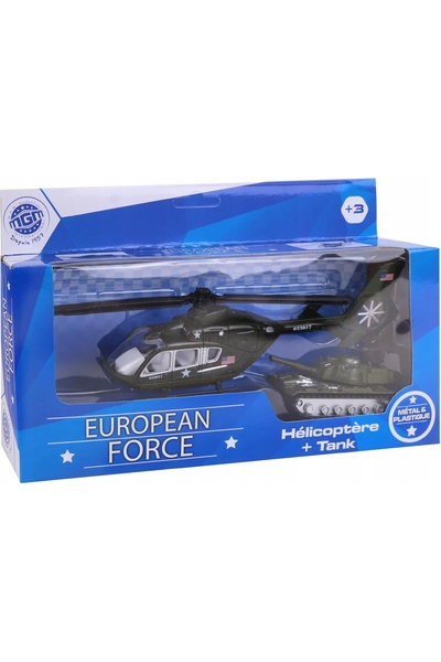 NO BRAND ELICOPTER ȘI TANC DE LUPTĂ FORCE SET MILITAR – SETUL IDEAL CA CADOU