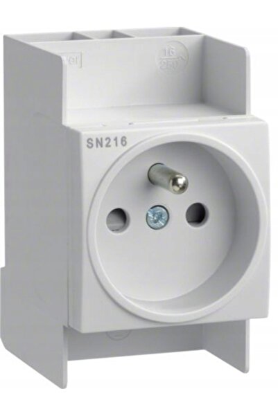 hager Priză 10/16A, 250V cu pin de împământare