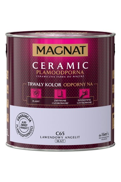 MAGNAT Vopsea ceramică pentru interioare lavandă Angelite C65 2,5L