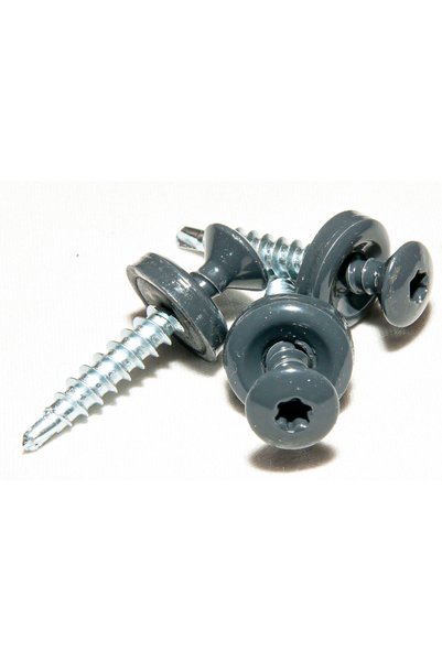 Etanco Șuruburi șurub agricol șurub pentru tablă 4,8x35 TORX RAL 7024 250 bucăți