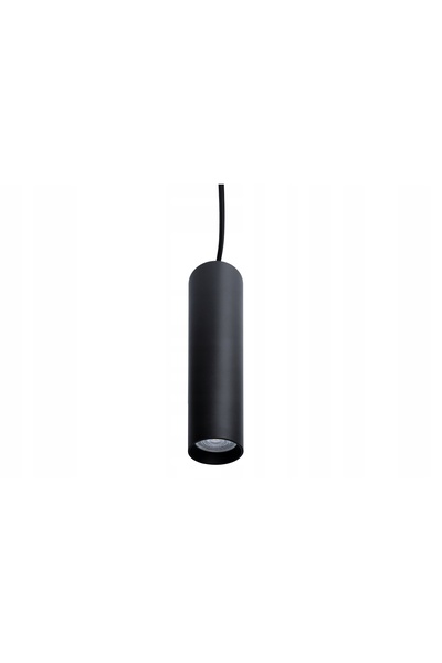 NO BRAND Lampă GU10 TUBA 20 cm, cablu de 1 m, neagră, monofazată, pentru șină