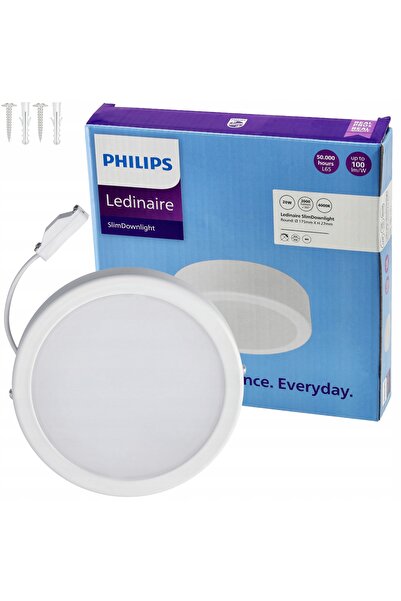 Philips Panou LED rotund aplicat de suprafață, 19W, 2000lm, 4000K, pentru liv...