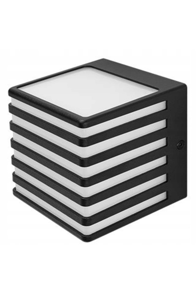 GoLED Lampă de perete de exterior pentru grădină, cu bec LED GX53 de 12W, IP54