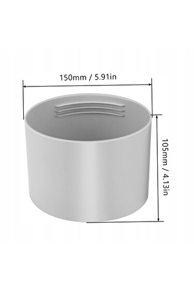 NO BRAND Conector de tubulatură de 150mm pentru aparat de aer condiționat por...