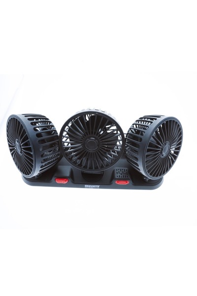 EinParts Automotive EINPARTS VENTILATOR TRIPLU PENTRU AUTO 12V CU MODURI DE O...