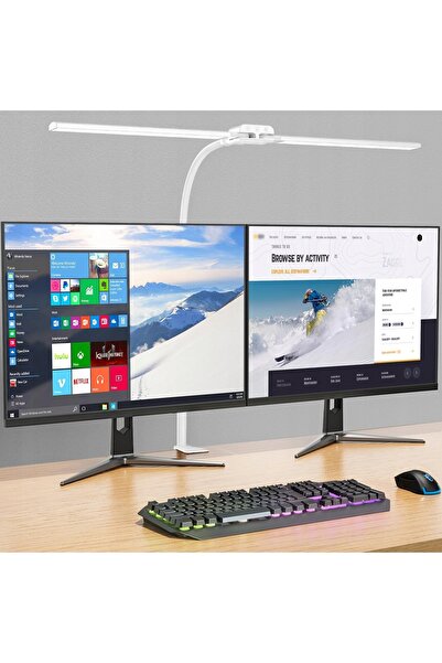 NO BRAND Lampă LED cu clemă, ideală pentru biroul de acasă sau pentru masă.