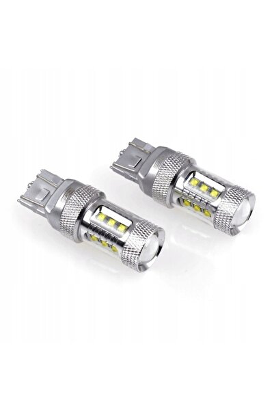 EinParts Automotive Becuri LED EINPARTS W21/5W T20 pentru mașină 12V, cu 16 L...
