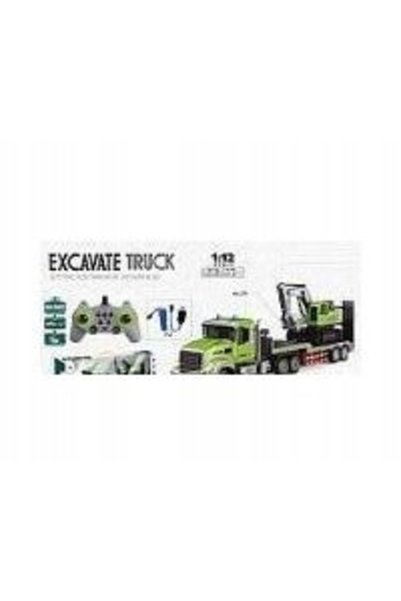 adar Camion cu remorcă și excavator 1:12 cu telecomandă