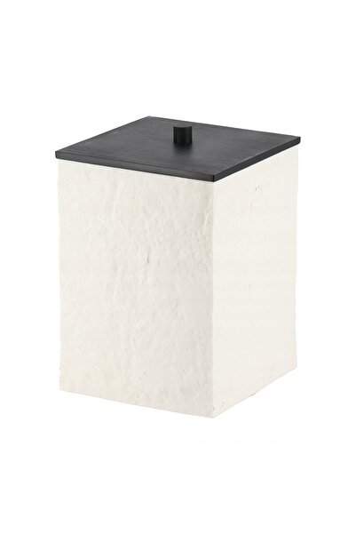 NO BRAND COȘ DE GUNOI PENTRU BAIE, capacitate 8 l, elegant, compact, alb