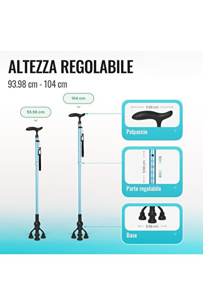 NO BRAND Cadru de mers pliabil pentru persoane cu dizabilități, reglabil pent...
