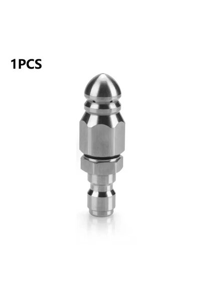 Choice Light Grey 1/4" Female NPT Connect Pressure Washer Sewer Jetter Nozzle...