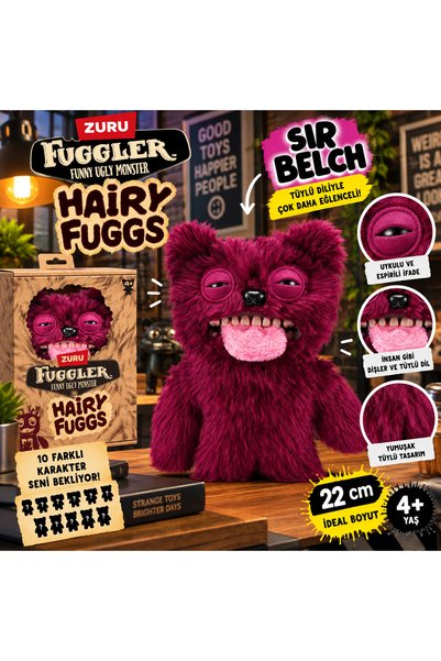 Cici Oyuncak Fuggler Hairy Fuggs Sir Belch 22 cm Tüylü Canavar Pelüş Oyuncak ...