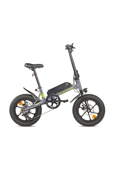 Kron MINIVOLT - 16 - Katlanır - 7 Vites - M.Disc - Elektrikli - Nardo Gri/Neon Sarı