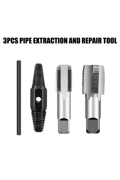 Choice 3pcs Double Head Screw Extractor Drill Bits Set Damaged Water Pipe Bro...