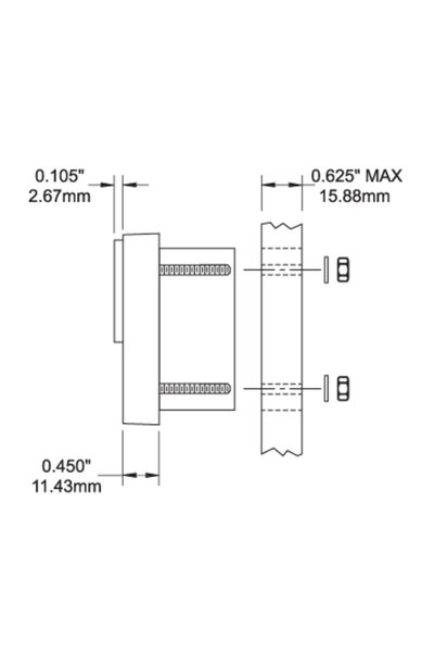 Blue Sea Systems Analog Ampermetre 0-50A