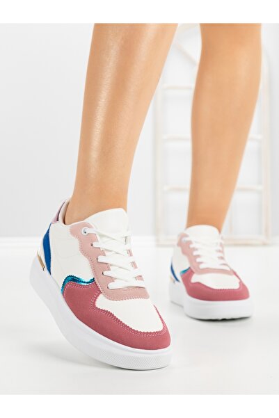 CM Sneakers dama roz din piele ecologica Divora