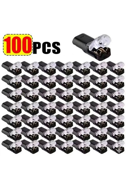 Choice 100 قطعة موصل كهربائي مقاوم للماء بـ 2 دبوس، 10-300 قطعة، قابس أسلاك ل...