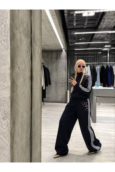 Minga London Seturi bluză și pantaloni - Negru - Dimensiune normală