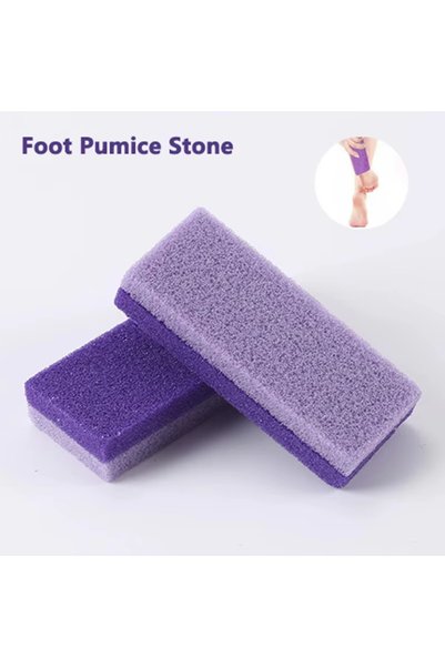 Choice 2PCS 2-in-1 Pumice Stone And Foot Scrubber Callus Remover for Hard Ski...