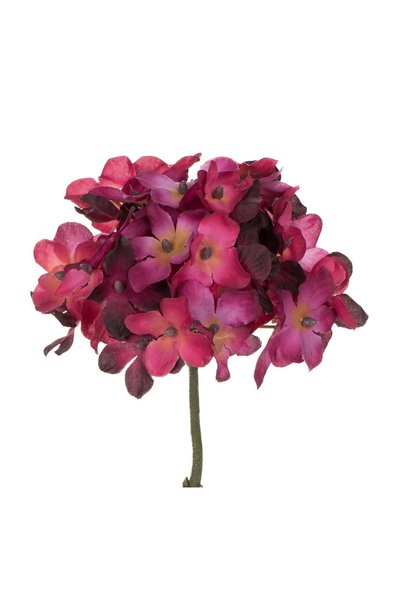 OEM Floare Artificială Hortensie Roșie 24 cm – Decor Realist pentru Casă și E...