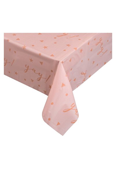 OEM Față de Masă din Plastic Roz Folie Roz Aurie 'Yay' 180x120 cm – Protecție...