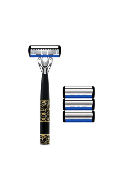 Choice 1 holder 3 blades Razor Classic 6 Layer Safety Razor For Men Shaving H...