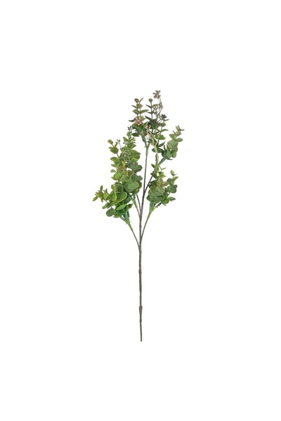 OEM Ramură Decorativă cu Frunze Verzi Flori Roz Artificiale 51 cm – Decor Rea...
